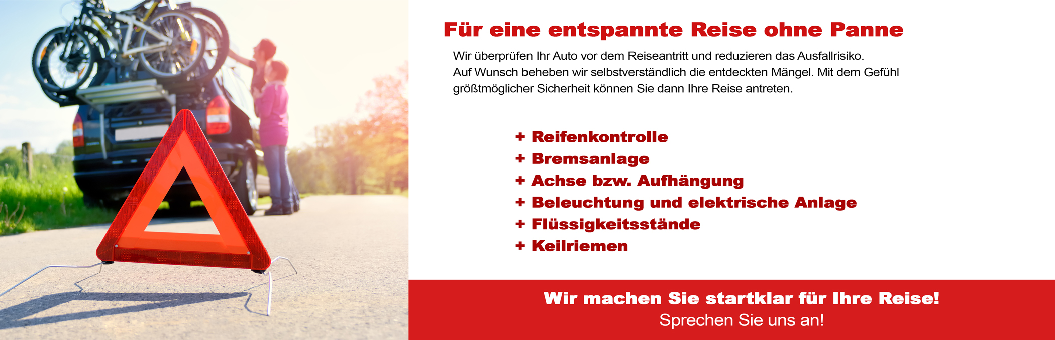 Urlaubscheck, Kfz-Reparaturservice