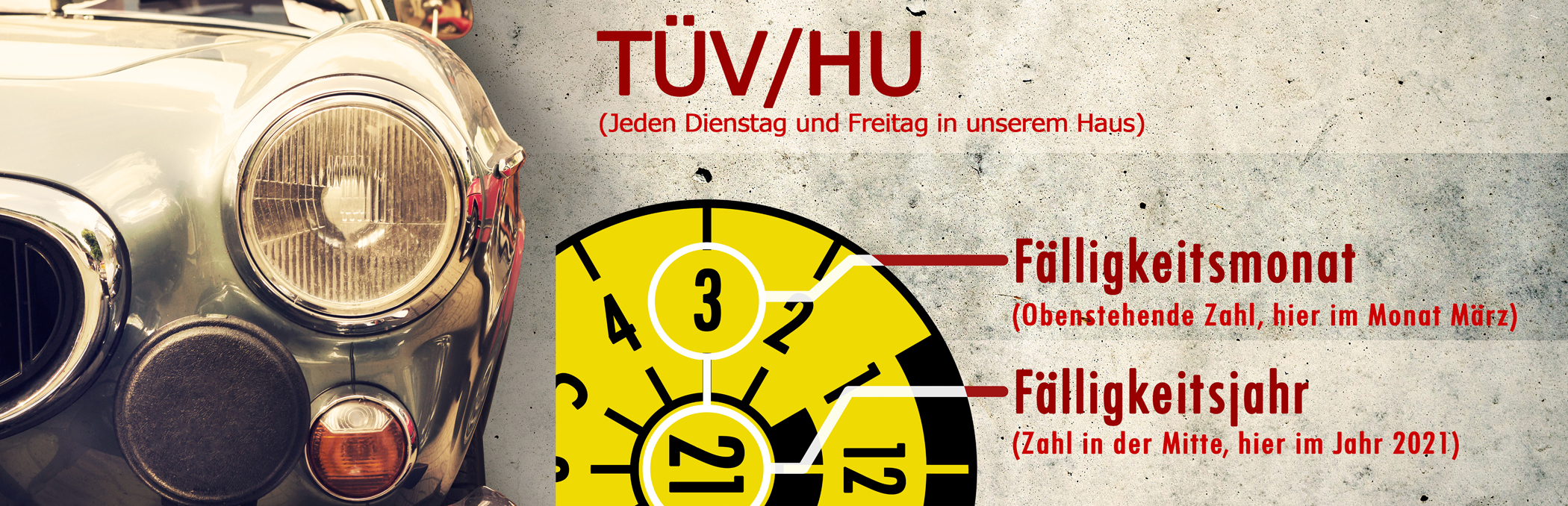 TÜV / HU Termin vereinbaren